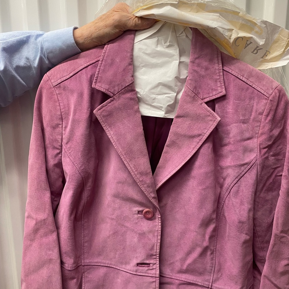 Liz Claiborne Pink/Purple Suade Jacket